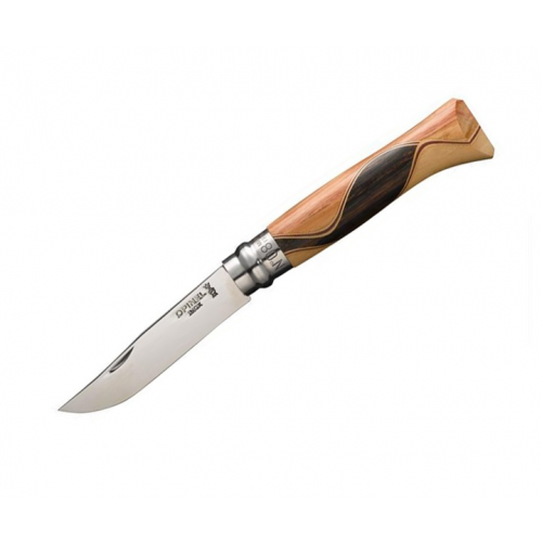 Нож складной Opinel Tradition Luxury №08 Chaperon, 8,5 см, нерж. сталь, африканское дерево