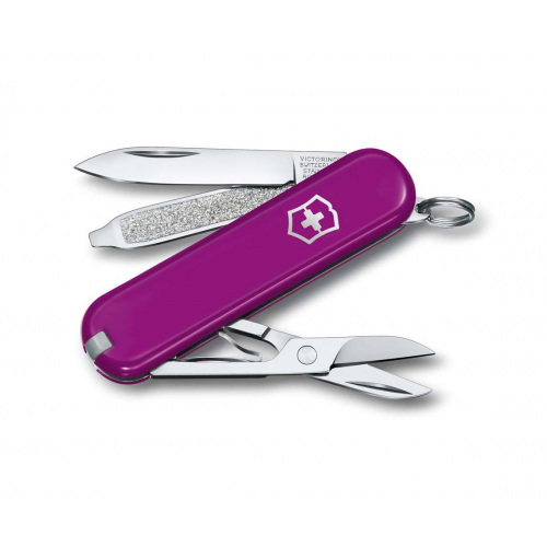 Нож-брелок Victorinox Classic SD Colors 0.6223.52B1 (58 мм, пурпурный)