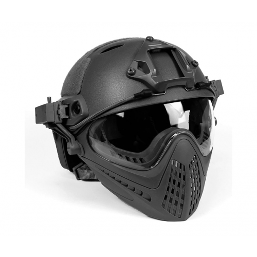 Anbison Sports Шлем с очками и маской комплектом AS-HM0122 (Black)