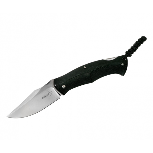 Нож складной Boker Plus Kerberos 8,6 см, сталь D2, рукоять G10 Black