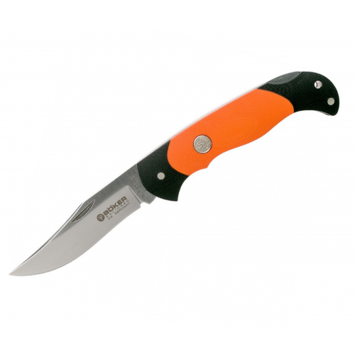 Нож складной Boker Manufaktur Scout Lightweight 8 см, сталь D2, рукоять G10 Black/Orange