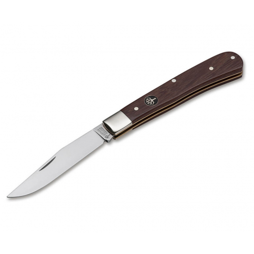 Нож складной Boker Manufaktur Trapper Uno 8,4 см, сталь 440C, рукоять Desert Ironwood