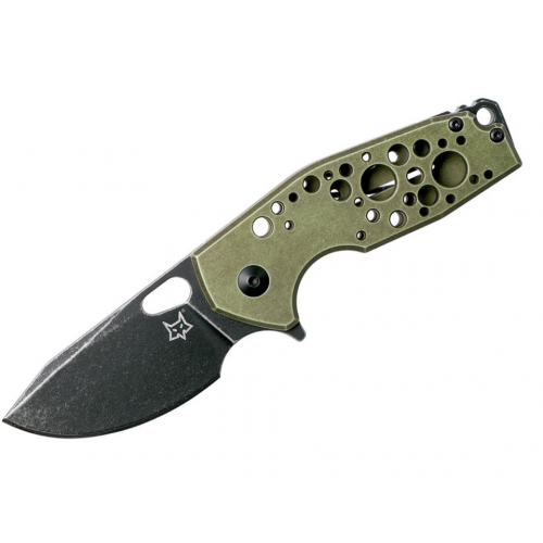 FOX knives Нож складной Fox Knives Suru 6 см, сталь Bohler N690, рукоять Aluminium, Green