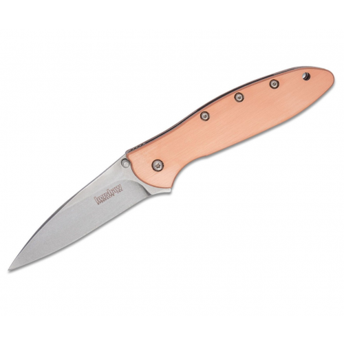 Нож складной Kershaw Leek 7,5 см, сталь CPM 154, Медь Copper
