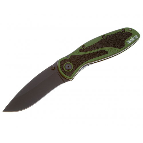 Нож складной Kershaw Blur 8,6 см, сталь 14C28N, Алюминий Green