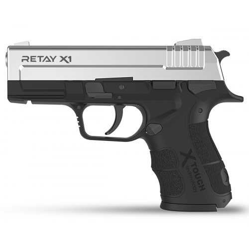 Охолощенный СХП пистолет Retay X1 (Springfield XD) 9mm P.A.K Chrome