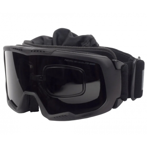 Очки-маска тактические PMX-Pro Warrion GB-620SDTRX Anti-fog Diopter (23%, серые)