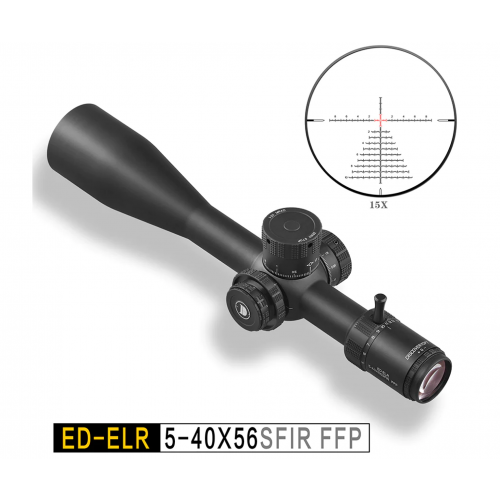 Оптический прицел Discovery ED-ELR 5-40x56SFIR, 35 мм, подсветка, на Weaver
