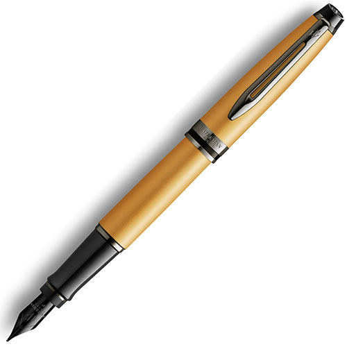 2119257 Перьевая ручка Waterman (Ватерман) Expert DeLuxe Metallic Gold RT F