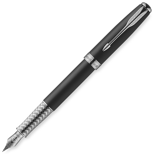 1930483 Перьевая ручка Parker (Паркер) Sonnet Special Edition Secret Black Shell CT М 18К