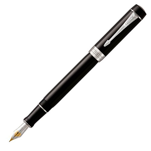 1931365 Перьевая ручка Parker (Паркер) Duofold Centennial Classic Black CT F