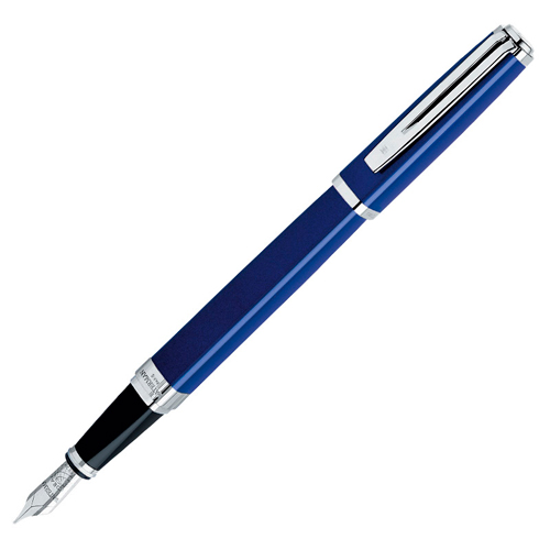 S0637090 Перьевая ручка Waterman (Ватерман) Exception Slim Blue Lacquer ST F