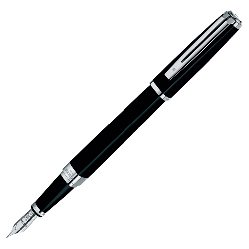 S0637010 Перьевая ручка Waterman (Ватерман) Exception Slim Black Lacquer ST F