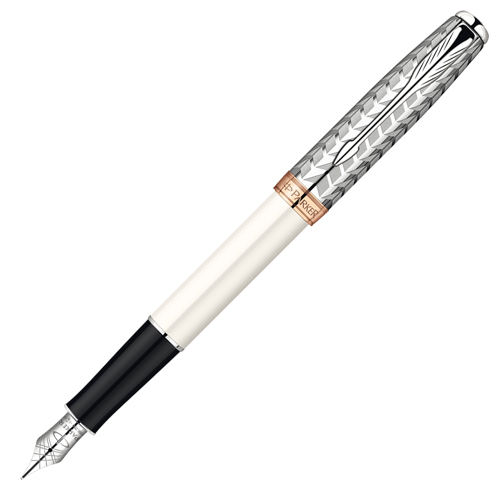 S0947310 Перьевая ручка Parker (Паркер) Sonnet Pearl CT F 18К