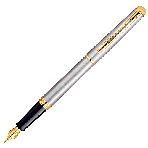 S0920310 Перьевая ручка Waterman (Ватерман) Hemisphere Essential Stainless Steel GT F