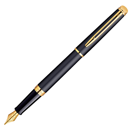 S0920710 Перьевая ручка Waterman (Ватерман) Hemisphere Essential Matt Black GT F