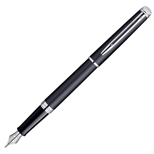 S0920810 Перьевая ручка Waterman (Ватерман) Hemisphere Matte Black CT F