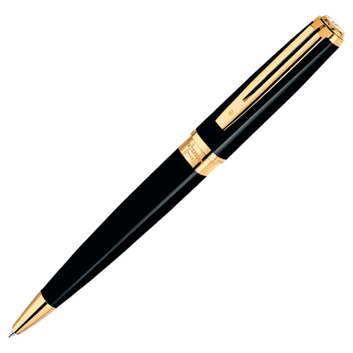 S0636960 Шариковая ручка Waterman (Ватерман) Exception Slim Black Lacquer GT