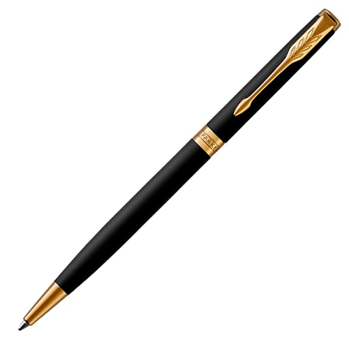 1931520 Шариковая ручка Parker (Паркер) Sonnet Core Slim Matte Black Lacquer GT