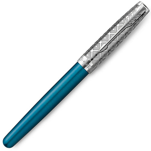 1341477 Перьевая ручка Parker (Паркер) Sonnet Premium Metal Blue CT F