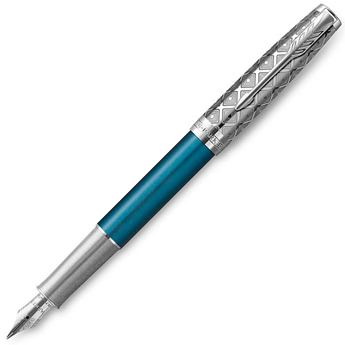 2119743 Перьевая ручка Parker (Паркер) Sonnet Premium Metal Blue CT F