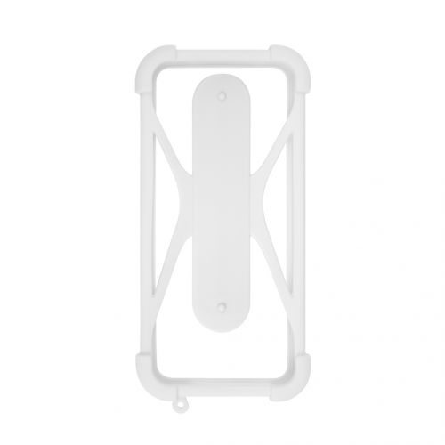 Чехол-бампер универсальный для смартфонов #1, р. 4.5"-6.5", белый, OLMIO