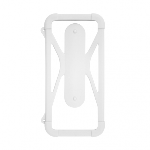 Чехол-бампер универсальный для смартфонов #2, р. 4.5"-6.5", белый, OLMIO
