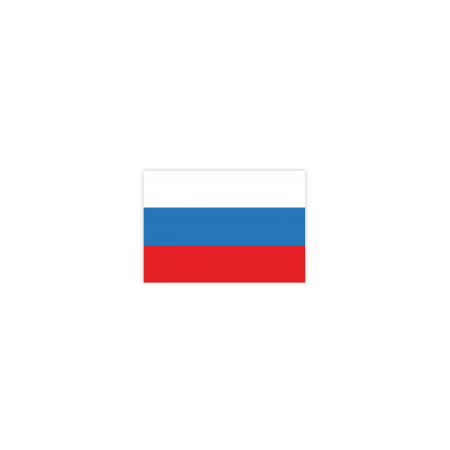 Наклейка "Российский Флаг", 10 x 13 см Golden Snail GS 6021044
