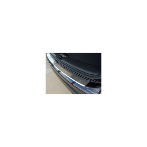 Накладка на задний бампер с загибом матовая серия Original, нержавеющая сталь (5D) Alu-Frost 50-3667 Chevrolet Cruze 2012-