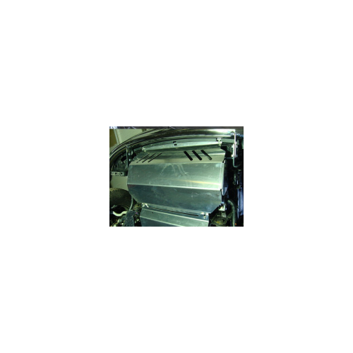 Защита радиатора (алюминий) 4 мм (MT/AT) TCC ZKTCC00046 для Mitsubishi Pajero Sport (2008 - 2016)