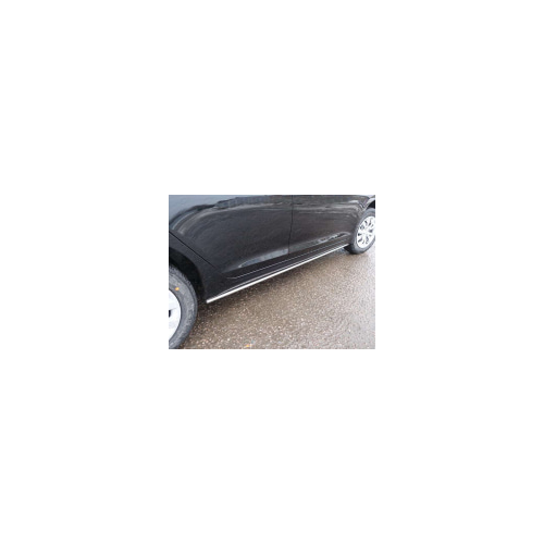 Боковые подножки, пороги (диаметр 25 мм) Компания ТСС HYUNACC17-21 Hyundai Accent 2017-