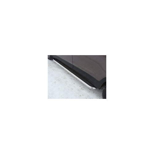 Боковые подножки, пороги с площадкой 60,3 мм (нержавеющая сталь) Компания ТСС HYUNSFGR14-09 Hyundai Grand Santa Fe 2013-