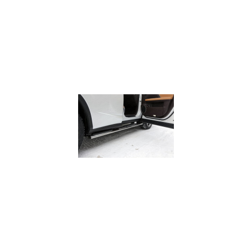 Боковые подножки, пороги овальные с накладкой 120х60 мм (F-Sport) Компания ТСС LEXRX200tFS15-01 Lexus RX200t/350/450h 2016-