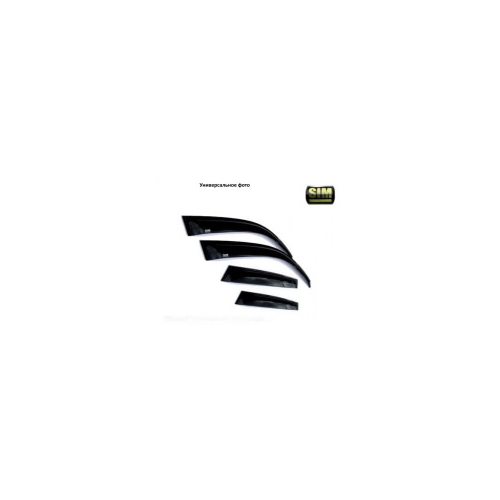 Дефлекторы боковых окон, темные, 4 части SIM SGWHOV1132 Great Wall Hover H6 2012 - 2017