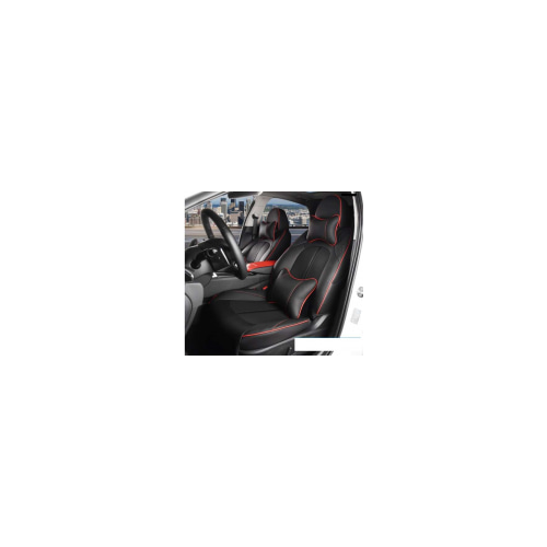 Чехлы на сидения, полиуретановые, черные, с подушками You Qiang QNG00230 для Hyundai Sonata (8G) DN8 2020-