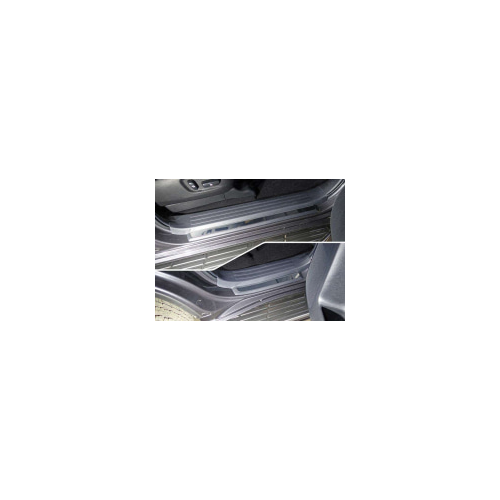 Накладки на дверные пороги (лист зеркальный) 4шт Компания ТСС TOYLC15017-21 Toyota Land Cruiser Prado J150 2018-