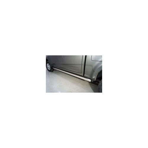 Боковые подножки, пороги труба (диаметр 76,1 мм) Компания ТСС GRWALWING720-18 Great Wall Wingle 7 4WD 2.0 TD 2020-
