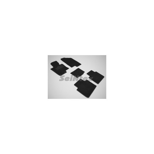 Коврики салона текстильные на резиновой основе LUX, черные Seintex 86282 KIA Optima 2011 - 2015
