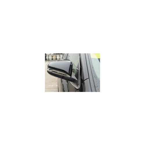 Молдинг на зеркала с логотипом чёрнsq), ABS хром OEM-Tuning CNT17-15HLD-029THCB Toyota Highlander 2014 -