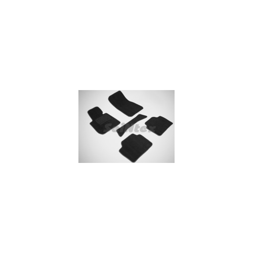 Коврики салона текстильные на резиновой основе LUX, черные Seintex 85218 BMW 3 (F-30) 2010 - 2015
