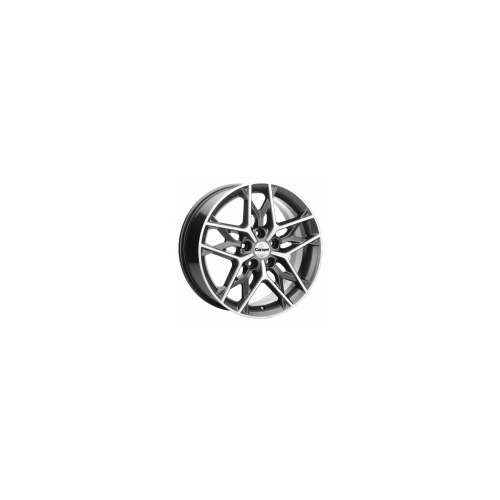 Диск колесный Carwel Сошно 1709 7xR17 5x114,3 ET50 ЦО67,1 серый с полированной лицевой частью 32729