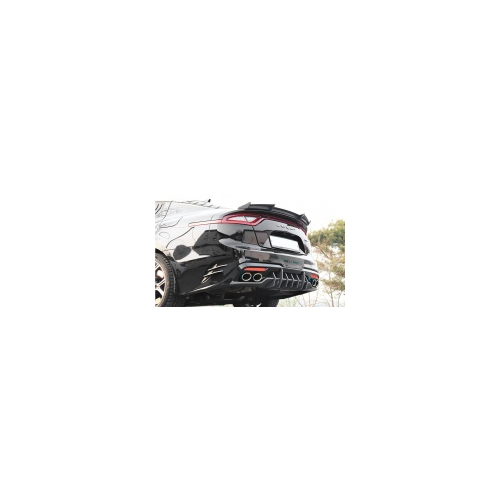 Спойлер заниженный на крышку багажника (черный карбон) для KIA Stinger 2018-
