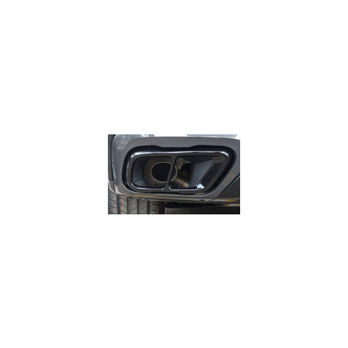Накладки на выхлопные трубы (черные) Kust KUST00140 для BMW X5 2018-