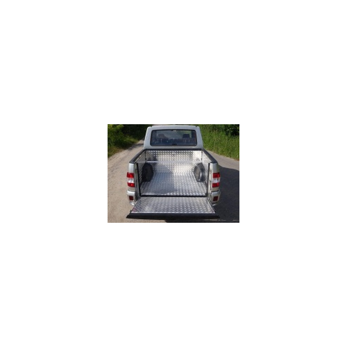 Защитный алюминиевый вкладыш в кузов на пластик (комплект) ТСС UAZPIC2016-07 для UAZ Patriot 2014 -