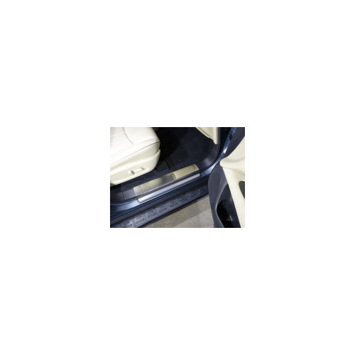 Накладки на дверные пороги (лист шлифованный) Компания ТСС INFQX6016-02 Infiniti QX60 2016-