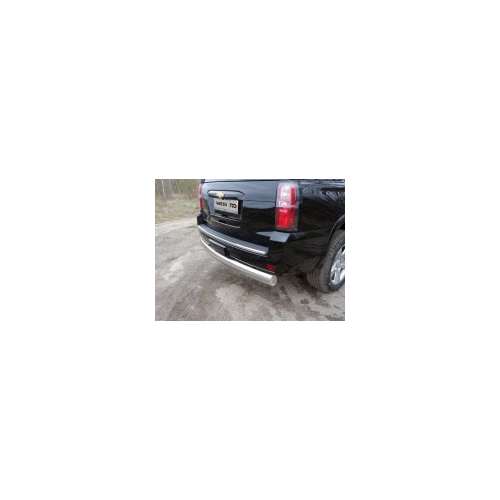 Задняя защита 120х60мм (овальная) CHEVTAH16-19 Chevrolet Tahoe IV 2015-