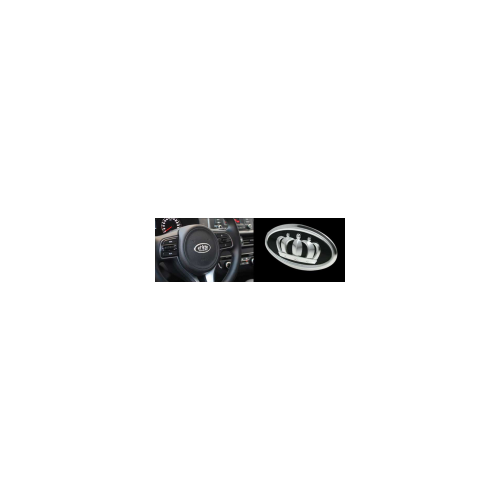 Эмблемы Crown Chrome Edition (передняя+задняя) - KIA The SUV Sportage (AUTORIA) для KIA Sportage IV 2016 -