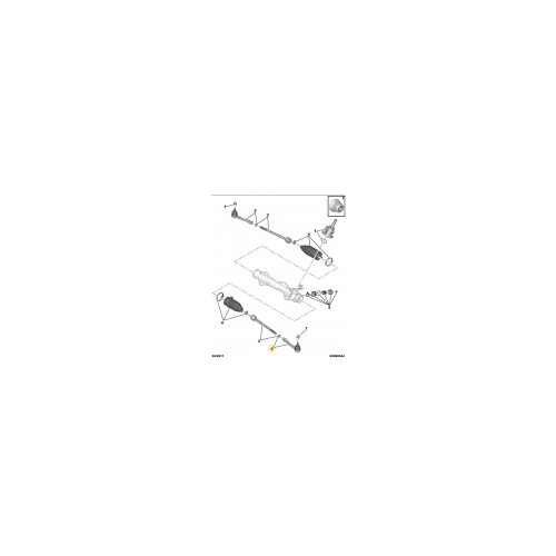 Наконечник рулевой тяги левый CITROEN-PEUGEOT 381789 для Citroen C4 Седан 2013 - 2016