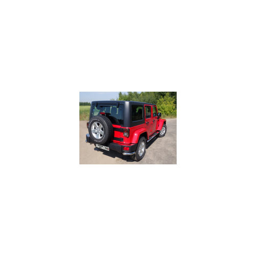 Защита задняя (уголки) 60,3 мм Компания ТСС JEEPWRAN5D(3.6)14-12 Jeep Wrangler 2014 - 2017