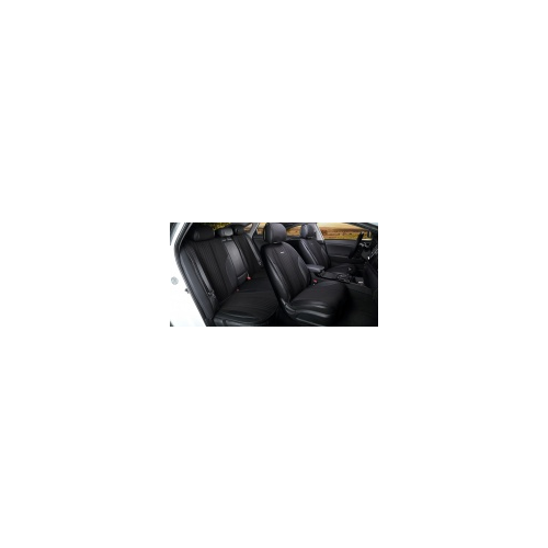 Комплект накидок на сиденья (черный) для Hyundai Solaris II 2017 -